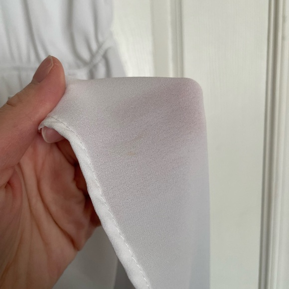 Francesca's Collections White Ruffle Mini Dress - Picture 6 of 9